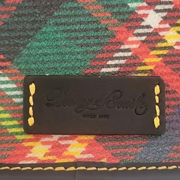 Dooney & Bourke - Tartan Plaud Flap Wristlet in Red - Picture 7 of 7